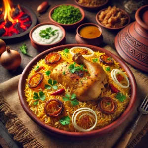 Koyla Dum Biryani (Chicken)