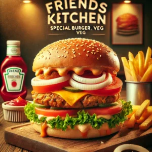 Friends Kitchen Special Burger (Veg )